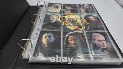 Lord Of The Rings The Two Towers COMPLETE Trading Card Sets & Both Binders Topps