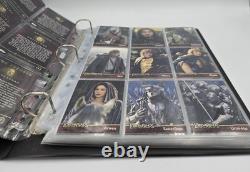 Lord Of The Rings The Two Towers COMPLETE Trading Card Sets & Both Binders Topps