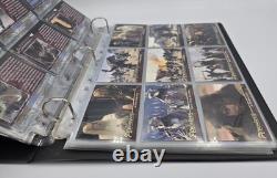 Lord Of The Rings The Two Towers COMPLETE Trading Card Sets & Both Binders Topps