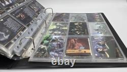 Lord Of The Rings The Two Towers COMPLETE Trading Card Sets & Both Binders Topps