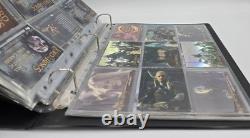 Lord Of The Rings The Two Towers COMPLETE Trading Card Sets & Both Binders Topps