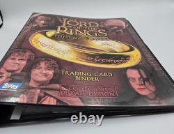 Lord Of The Rings The Two Towers COMPLETE Trading Card Sets & Both Binders Topps
