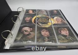 Lord Of The Rings The Two Towers COMPLETE Trading Card Sets & Both Binders Topps