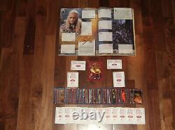 Lord of The Rings The Two Towers Empty Merlin album & Complete Loose Sticker Set