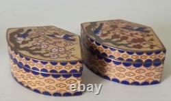 Lot of 13 Vintage Trinket Boxes Limoges Style, Cloisonne, Glass, Mother of Pea