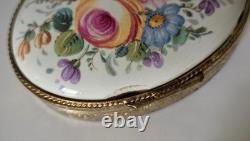 Lot of 13 Vintage Trinket Boxes Limoges Style, Cloisonne, Glass, Mother of Pea