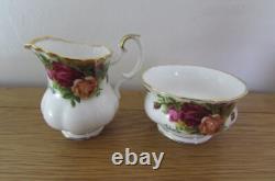 Lovely Royal Albert Old Country Roses 10 Piece TEA FOR TWO SET (893)