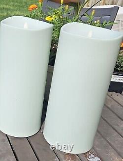 Luminara flameless candles outdoor-set of Two