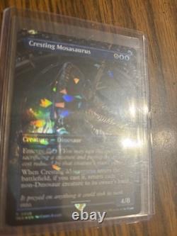 MTG Cresting Mosasaurus (Borderless) (Emblem Foil) #028 Jurassic World