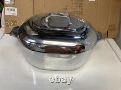 Magnalite Wagner Ware 8 Qt Roaster With Lid 4265P Polished Aluminum Sydney Ohio