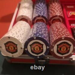 Manchester United poker set 300pc very rare