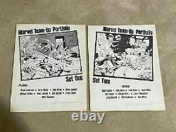 Marvel Spider-Man MARVEL TEAM-UP ART PORTFOLIO SET ONE & SET TWO 12 Prints