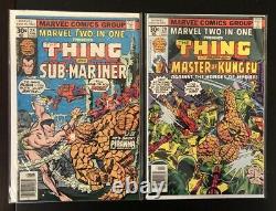 Marvel Two In One 1-100 Full Run Set Lot Complete Thing, Plus Annuals 1 7