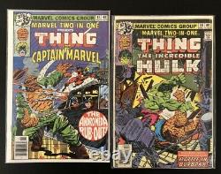Marvel Two In One 1-100 Full Run Set Lot Complete Thing, Plus Annuals 1 7