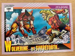 Marvel Universe Series Two 1991 Base Trading Card set Of 162 Cards Impel