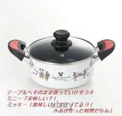 Mickey & Minnie two-handed pan one-handed pan frying pan set IH compatible