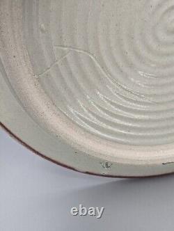 Modern Contemporary Studio Art Pottery Wall Art Plates Signed Serving Plates