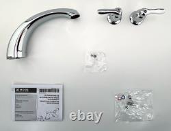 Moen T990 Chateau Two-Handle Low Arc Roman Tub Faucet Trim Set, Chrome $221 READ