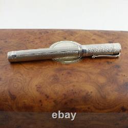 Montegrappa Two Roses York and Lancaster. 925 Sterling Silver FP Set (M) RARE