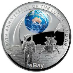 NEW RA Mint 50th Anniversary of the Moon Landing Two Coin Set