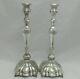 New Solid Silver Sterling 925 Pair Two 2 Candlesticks Set Candle Holders Shabbat