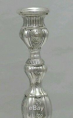 NEW Solid Silver Sterling 925 Pair two 2 Candlesticks Set Candle Holders Shabbat