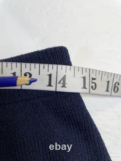 NEW St. John Collection By Marie Gray Two Piece Set Pant Suit Navy Blue Pockets
