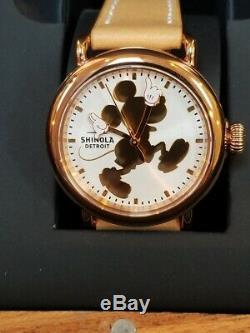 NIB Shinola Mickey Mouse Watches Set His and Hers Two Watches Discontinued