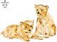 Nib Swarovski Scs 2019 Amur Leopard Cubs Set Of Two Crystal Figurines #5428542