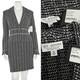 Nwt St John Collection 2pc Skirt Suit Sz 12/6 Black & White Jacket & Skirt Set