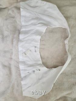 NYC 5th Avenue collection set halter vest sz 0 & pants sz 6 white NWT