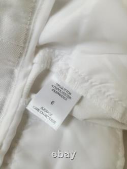 NYC 5th Avenue collection set halter vest sz 0 & pants sz 6 white NWT