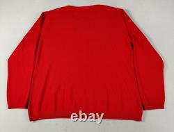 Neiman Marcus Cashmere Collection Sweater Pants Set Womens 2X Red Cashmere