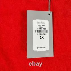 Neiman Marcus Cashmere Collection Sweater Pants Set Womens 2X Red Cashmere