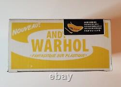 New Andy Warhol 1980's Banana Split Set Of Two Dishes MOMA Original With Box