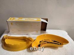 New Andy Warhol 1980's Banana Split Set Of Two Dishes MOMA Original With Box