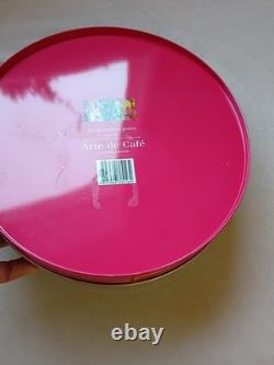New Arte de Cafe Amaya Salazar Limited Edition 7.75 Plates Set Of 2 In Tin