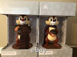 New Disney Parks Christmas Chip & Dale Nutcracker Set Of Two