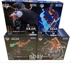 New Ichiban Kuji Two Wings Decisive Battle Sanji Zoro King Queen 4 Figure sets