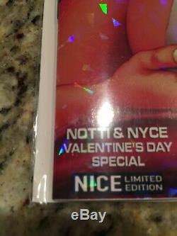 Notti & Nyce Valentine's Day Special CRYSTAL FLECK Mark May SET OF TWO No. 11/15