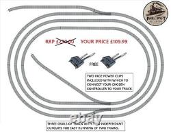 OO Gauge HORNBY Nickel Silver Track Layout HORNBY Model Railway Triple Oval