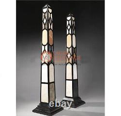 Obelisks Set of Two Pieces Ancient Egyptians Metaphysical Obelisk Meditation Dec