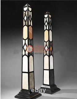 Obelisks Set of Two Pieces Ancient Egyptians Metaphysical Obelisk Meditation Dec