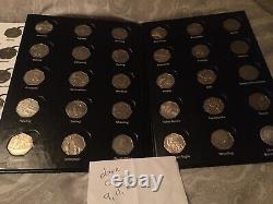 Olympic 50p Complete 29 Coin Collection Two Full Sets Both In Albums