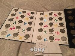 Olympic 50p Complete 29 Coin Collection Two Full Sets Both In Albums