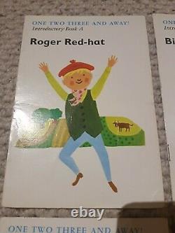 One two Three and Away Introductory books A to D set Roger Redhat Ultra rare