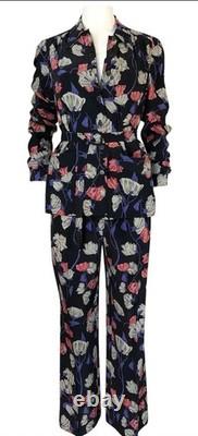 PRADA Resort Collection Floral Pant Suit Set