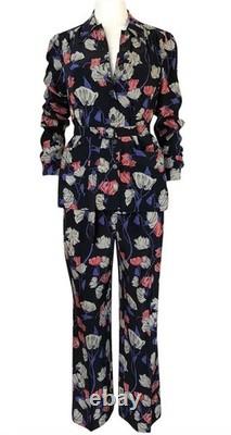 PRADA Resort Collection Floral Pant Suit Set
