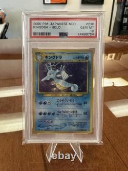 PSA 10 Kingdra Holo Pokemon 2000 JPN Japanese NEO #230