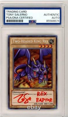 PSA Tony Salerno Signed Two-Headed King Rex LCYW-EN158 Legendary Collection 3